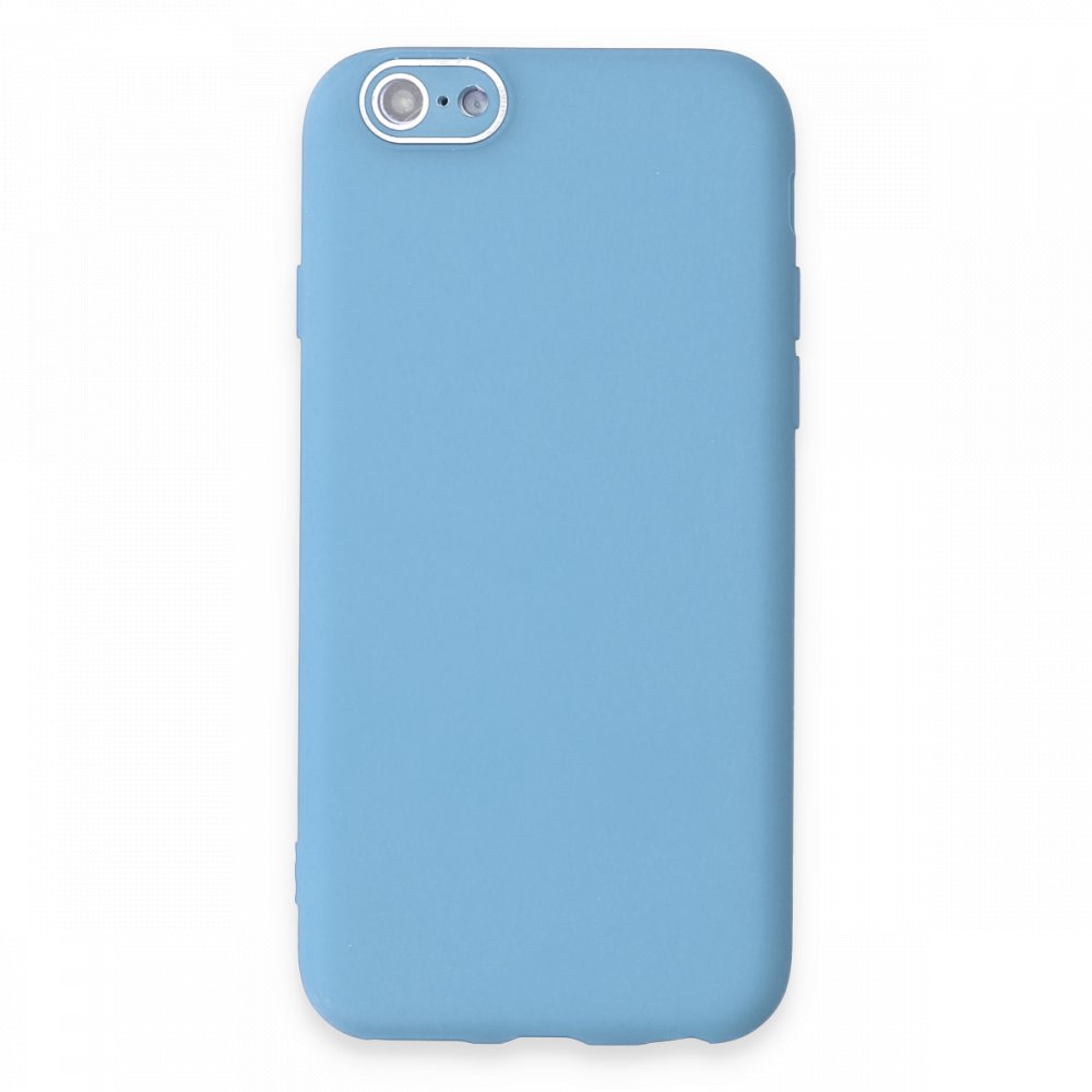 Newface iPhone 6 Kılıf Lansman Glass Kapak - Mavi