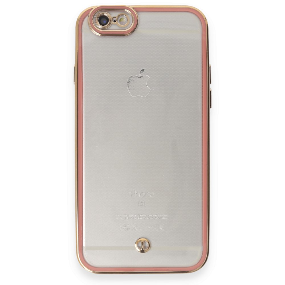 Newface iPhone 6 Kılıf Liva Lens Silikon - Rose