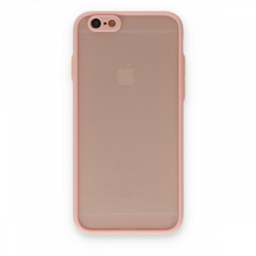 Newface iPhone 6 Kılıf Montreal Silikon Kapak - Pembe