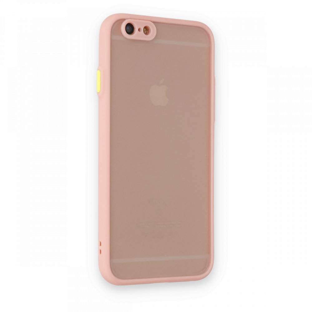 Newface iPhone 6 Kılıf Montreal Silikon Kapak - Pembe