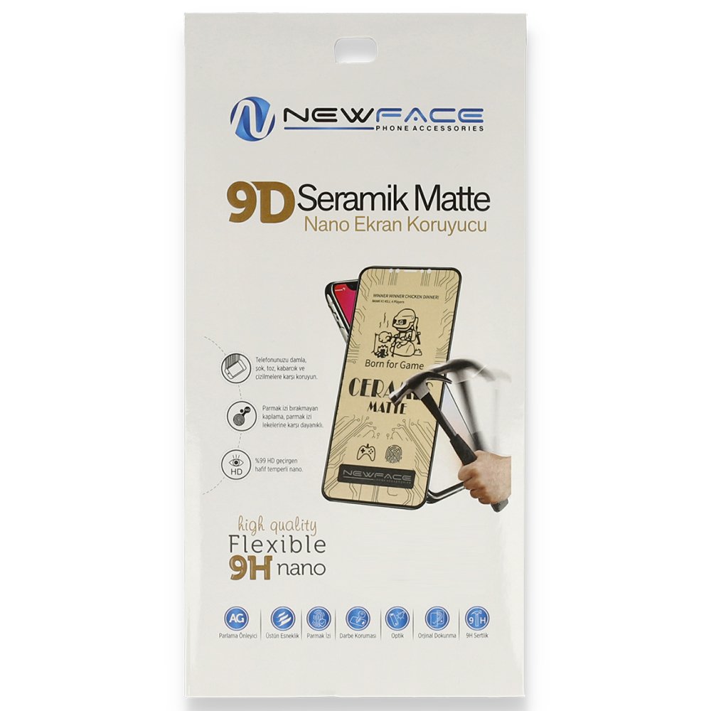 Newface iPhone 6 Plus Mat Seramik Nano Ekran Koruyucu - Beyaz