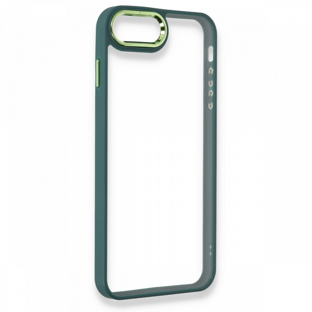 Newface iPhone 6 Plus Kılıf Dora Kapak - Haki Yeşil