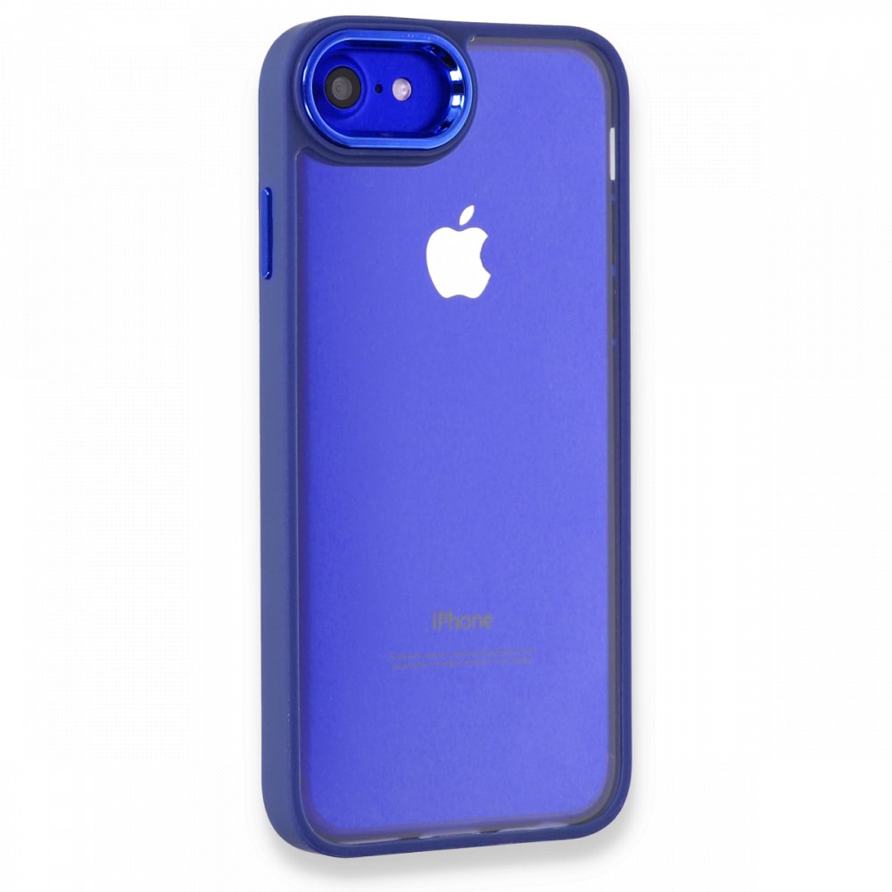 Newface iPhone 7 Kılıf Dora Kapak - Mavi