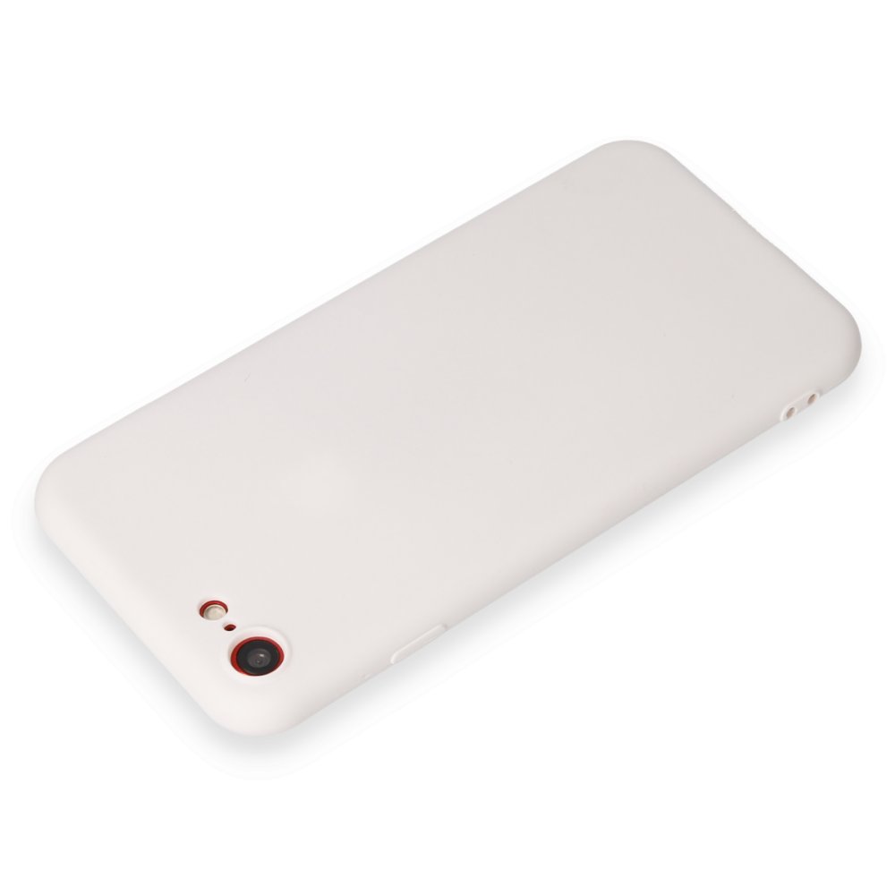 Newface iPhone 7 Kılıf First Silikon - Beyaz