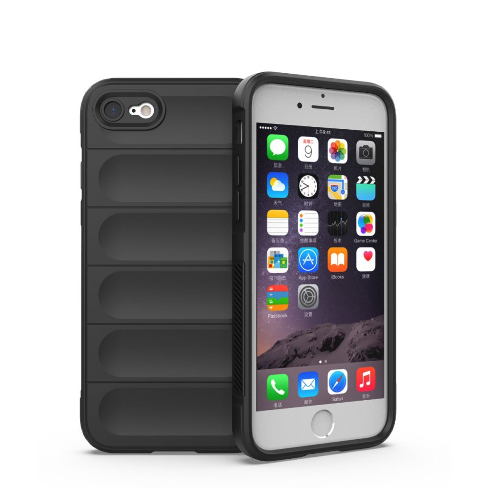 Newface iPhone 7 Kılıf Optimum Silikon - Siyah
