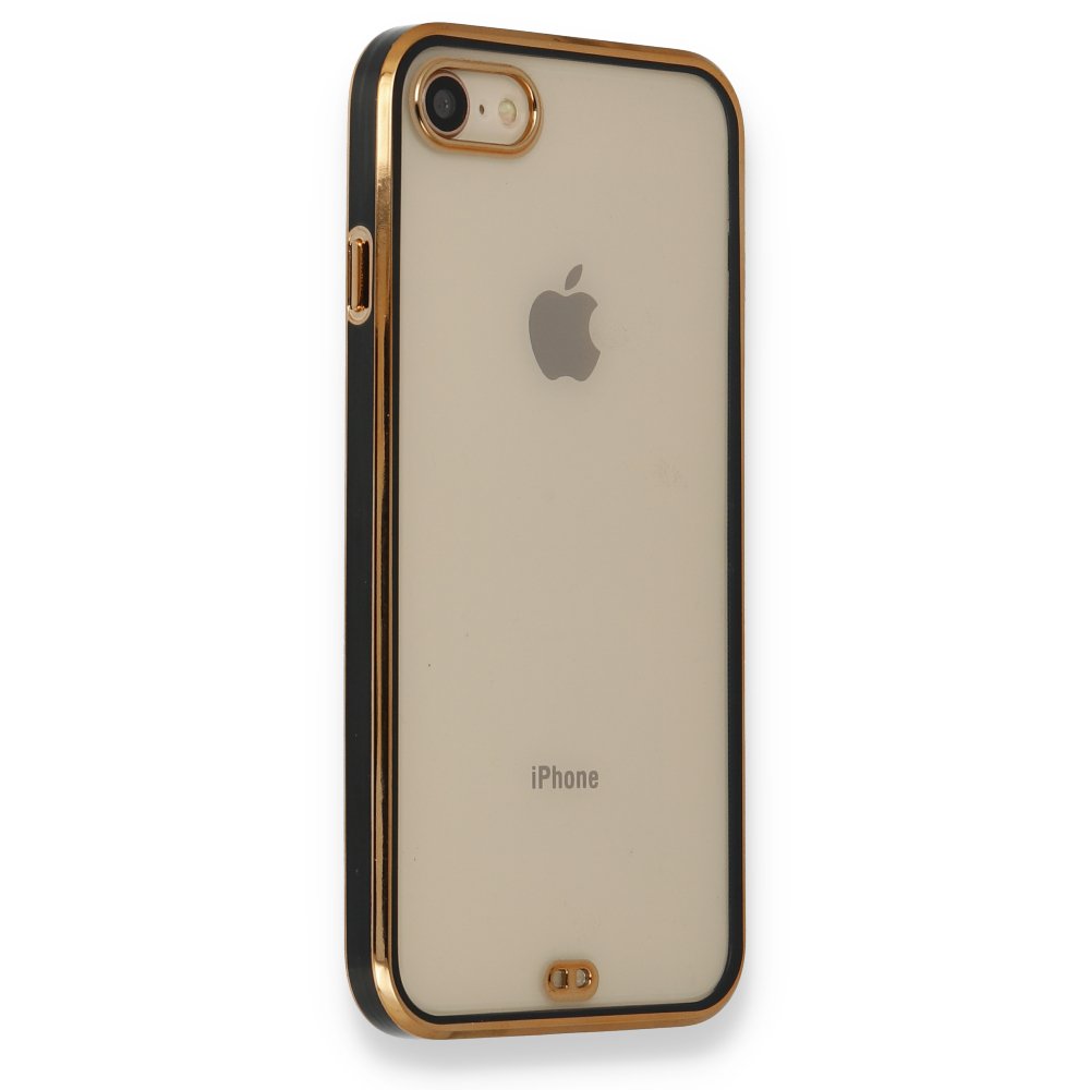 Newface iPhone 8 Kılıf Liva Silikon - Siyah