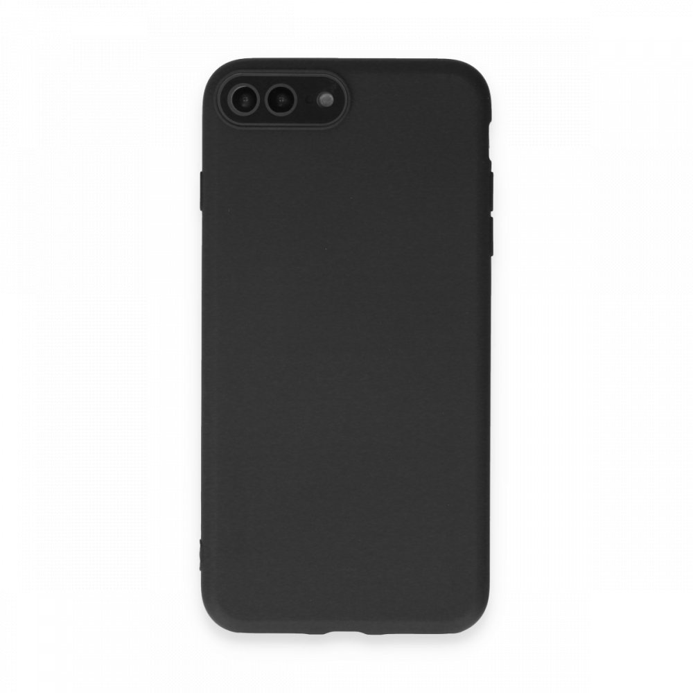 Newface iPhone 7 Plus Kılıf Lansman Glass Kapak - Siyah