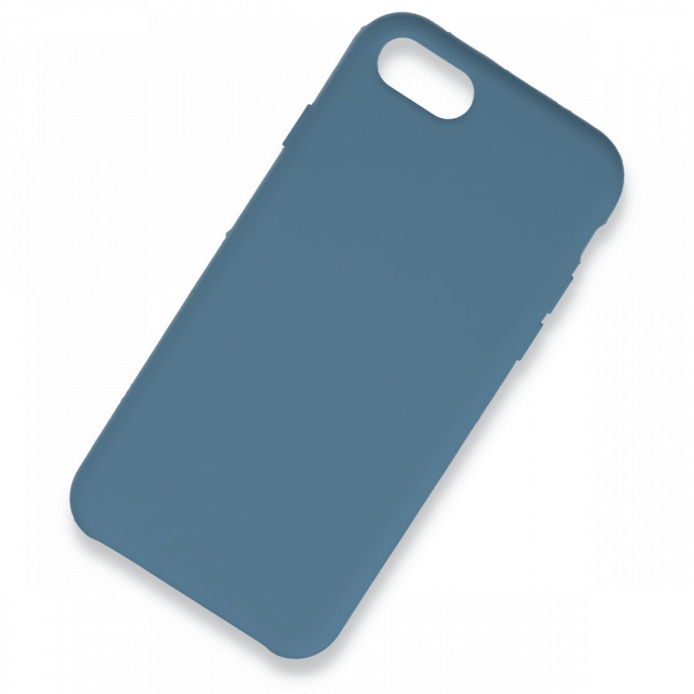 Newface iPhone 8 Plus Kılıf Lansman Legant Silikon - Açık Mavi