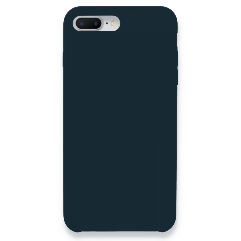 Newface iPhone 8 Plus Kılıf Lansman Legant Silikon - Gece Mavisi