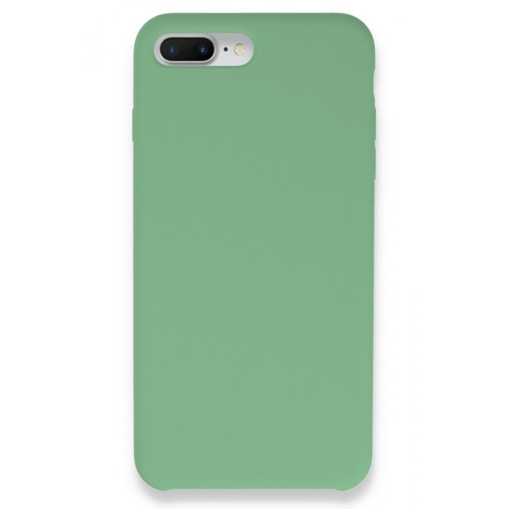 Newface iPhone 8 Plus Kılıf Lansman Legant Silikon - Yeşil