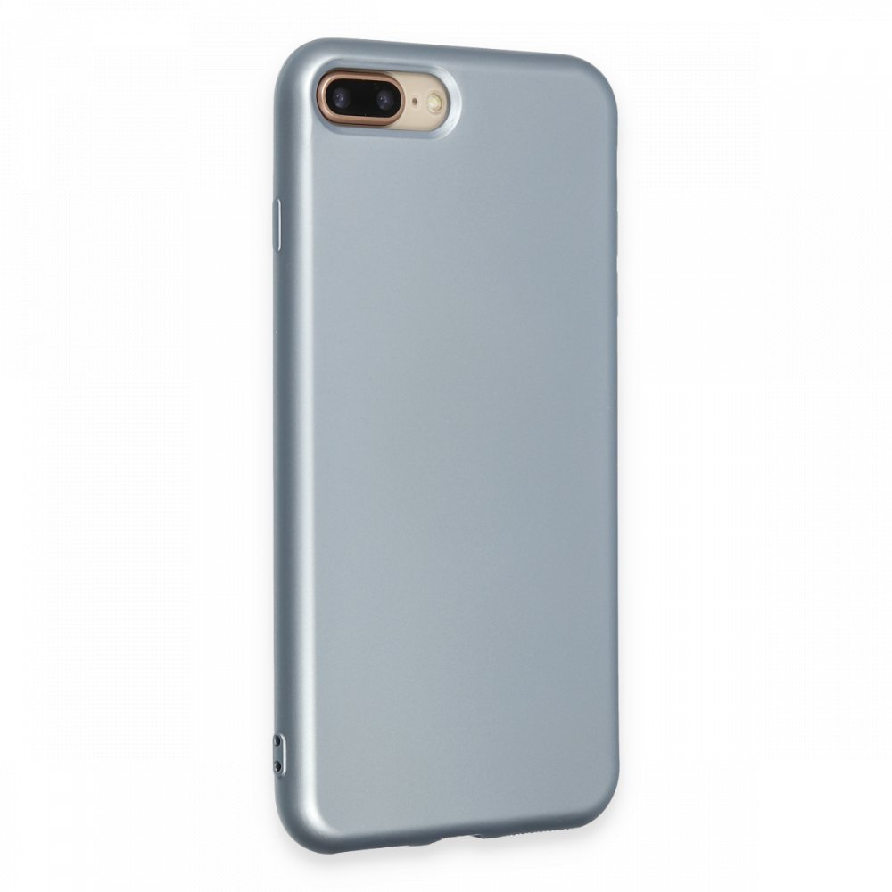 Newface iPhone 7 Plus Kılıf Nano içi Kadife  Silikon - Sky Blue