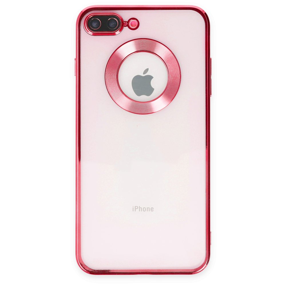 Newface iPhone 7 Plus Kılıf Slot Silikon - Kırmızı