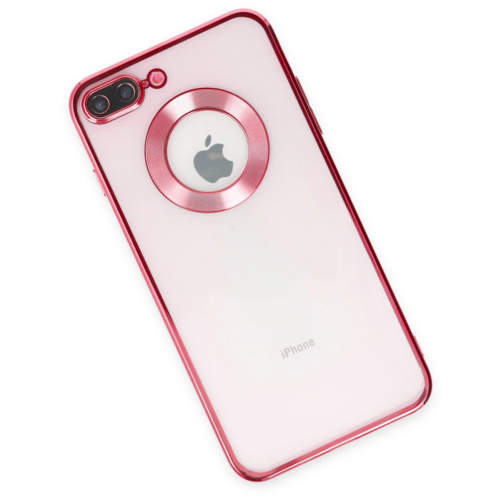 Newface iPhone 7 Plus Kılıf Slot Silikon - Kırmızı