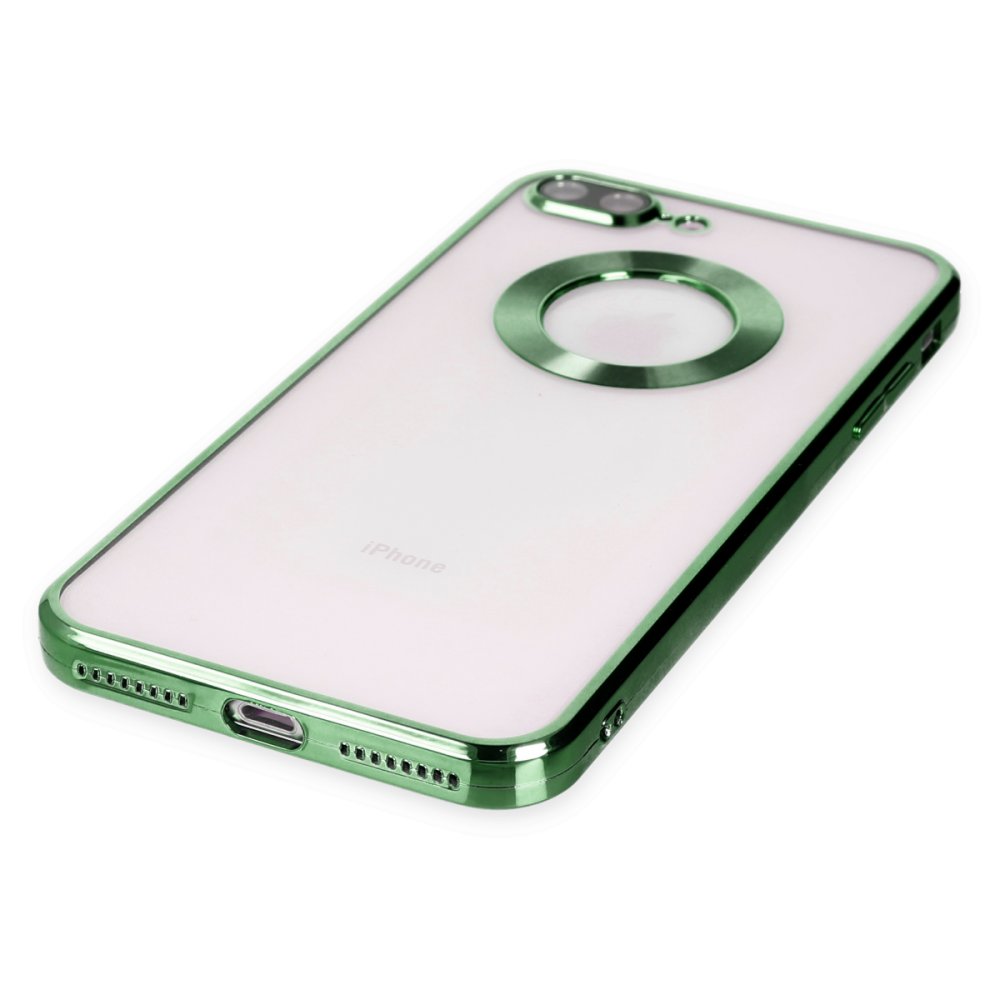 Newface iPhone 7 Plus Kılıf Slot Silikon - Köknar Yeşili