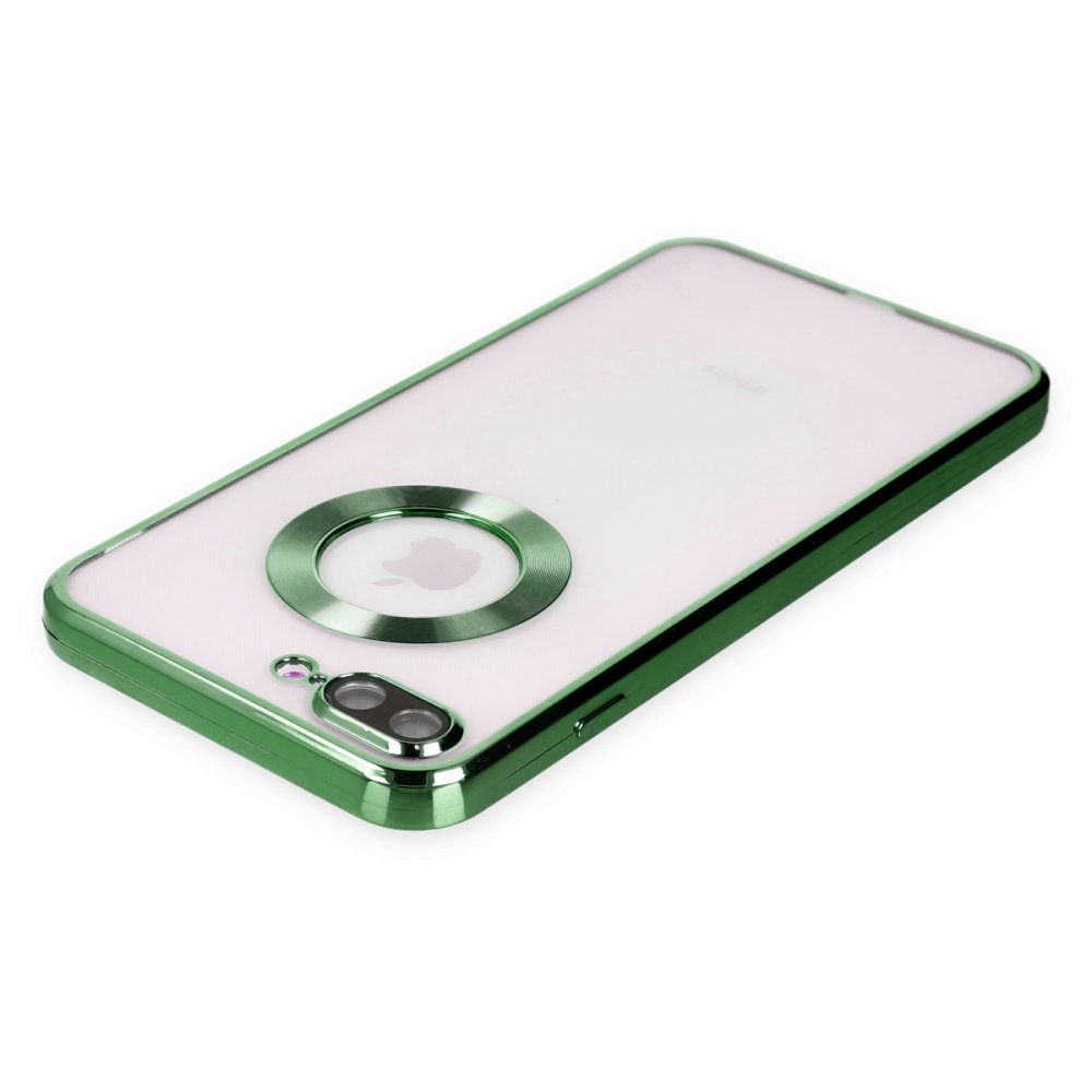 Newface iPhone 7 Plus Kılıf Slot Silikon - Köknar Yeşili