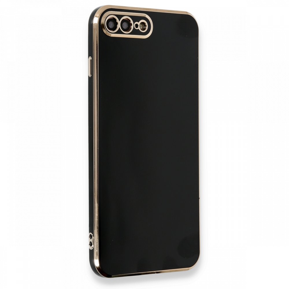 Newface iPhone 7 Plus Kılıf Volet Silikon - Siyah