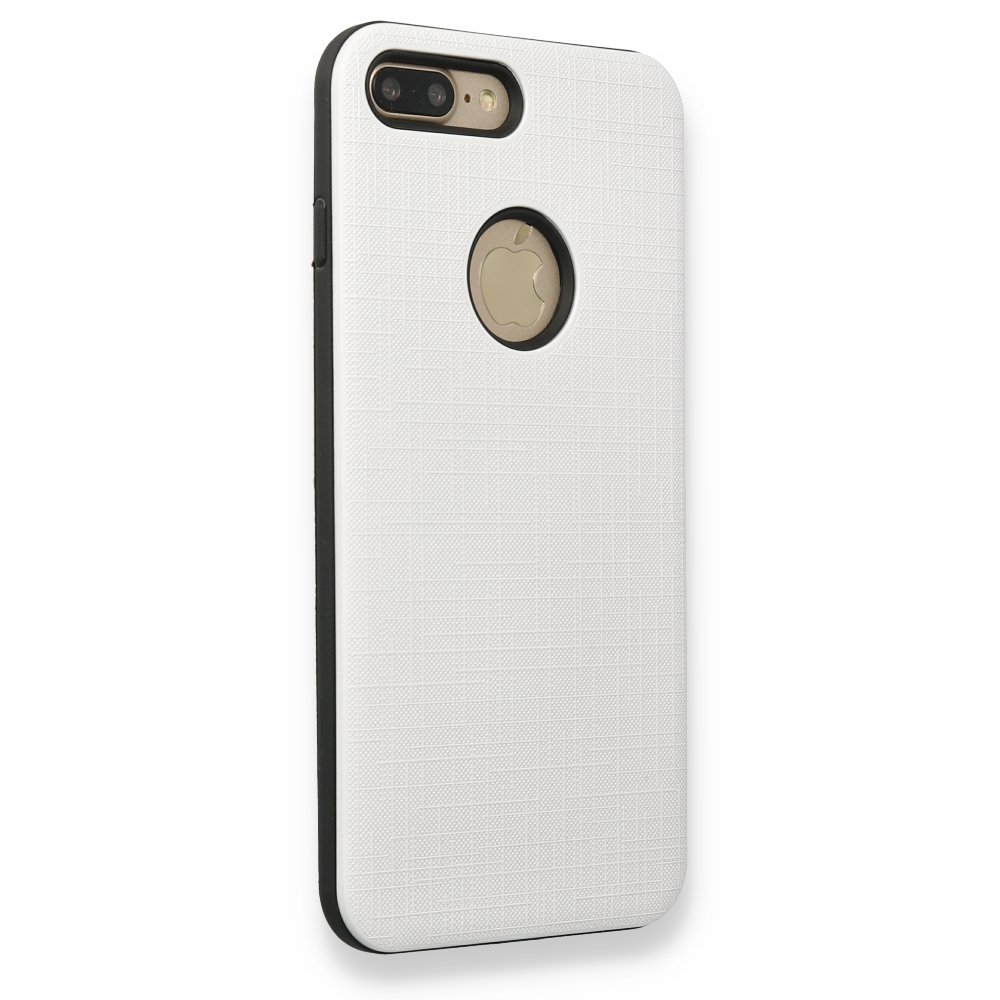Newface iPhone 7 Plus Kılıf YouYou Silikon Kapak - Beyaz