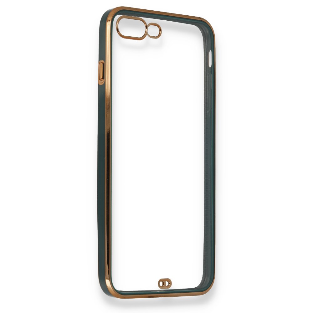 Newface iPhone 8 Plus Kılıf Liva Silikon - Yeşil