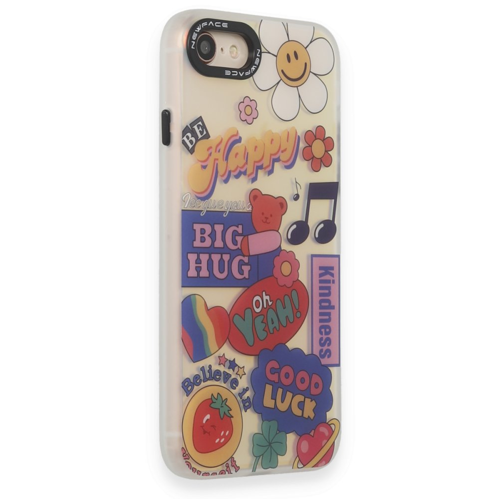 Newface iPhone 8 Kılıf Estoril Desenli Kapak - Estoril - 15