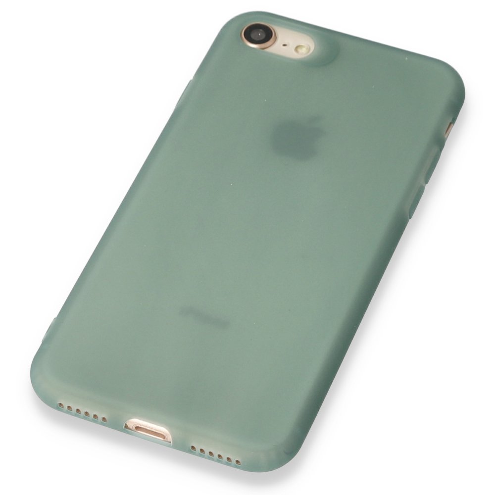 Newface iPhone SE 2020 Kılıf Hopi Silikon - Yeşil