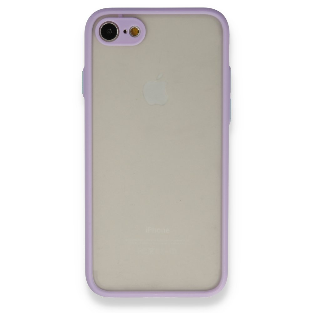 Newface iPhone 8 Kılıf Montreal Silikon Kapak - Mor