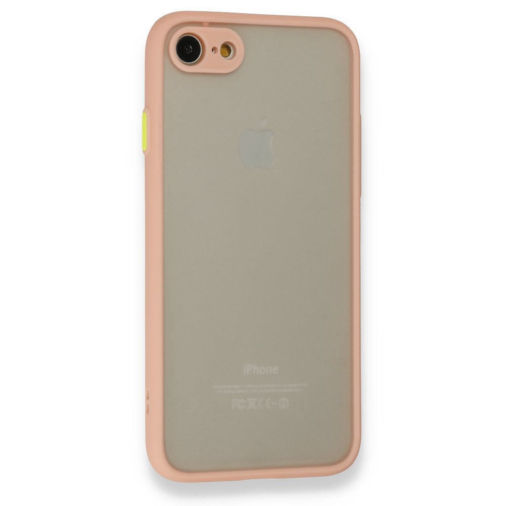 Newface iPhone 8 Kılıf Montreal Silikon Kapak - Pembe