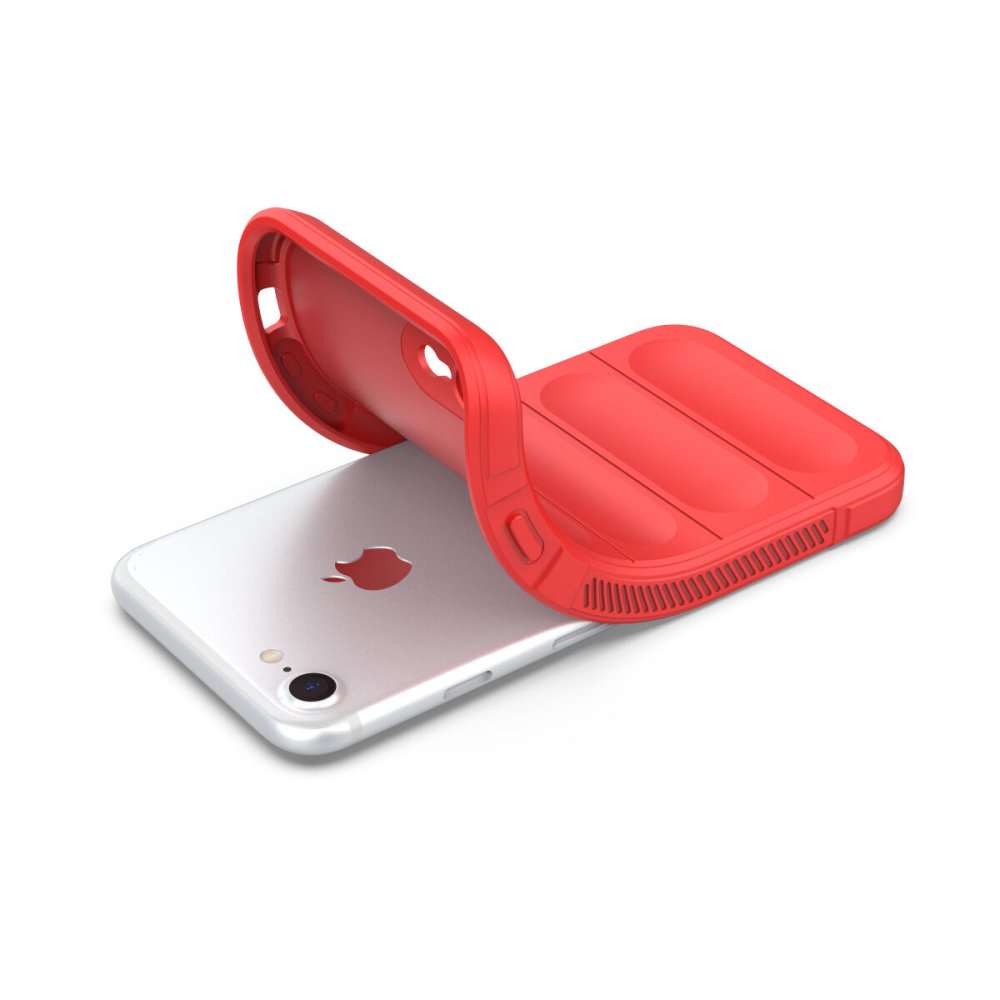 Newface iPhone 8 Kılıf Optimum Silikon - Kırmızı