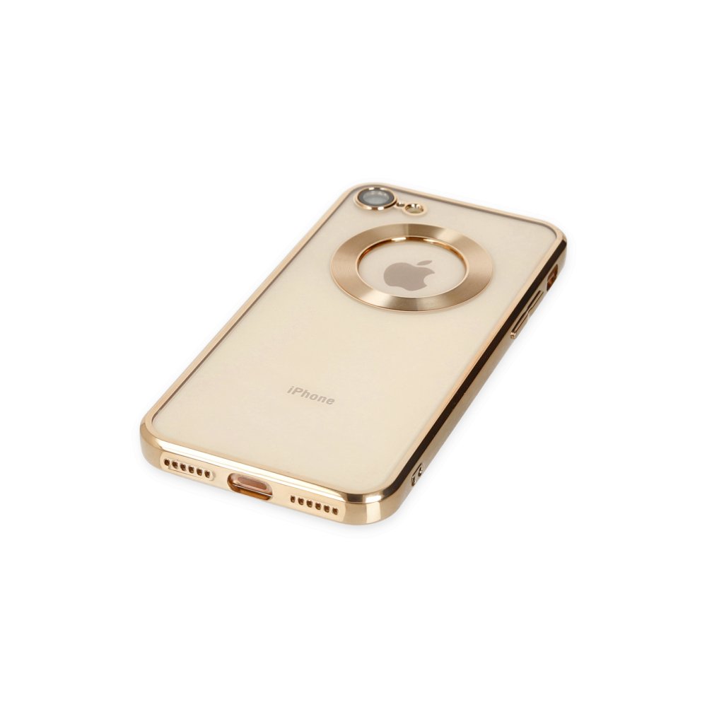 Newface iPhone 8 Kılıf Slot Silikon - Gold