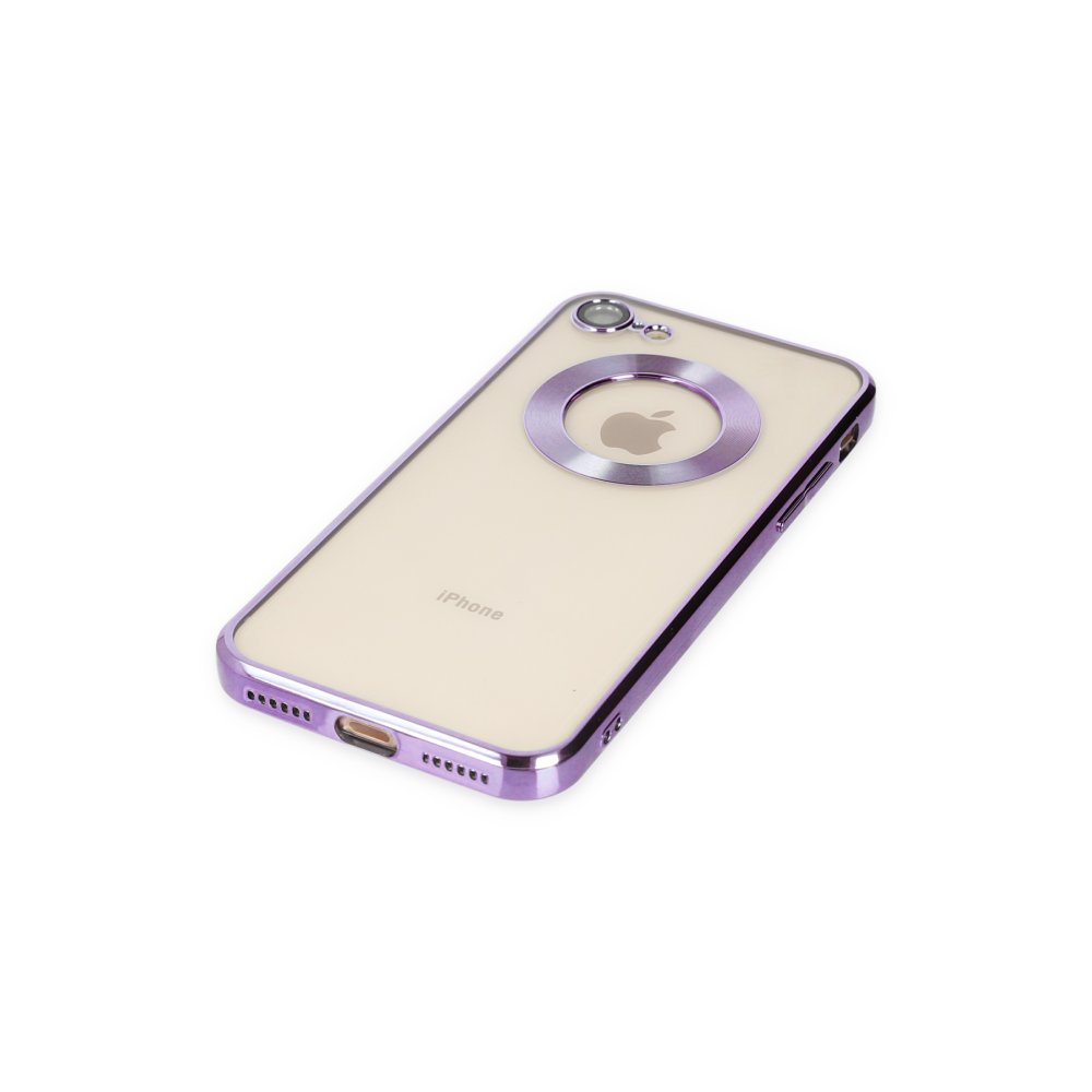 Newface iPhone 8 Kılıf Slot Silikon - Mor