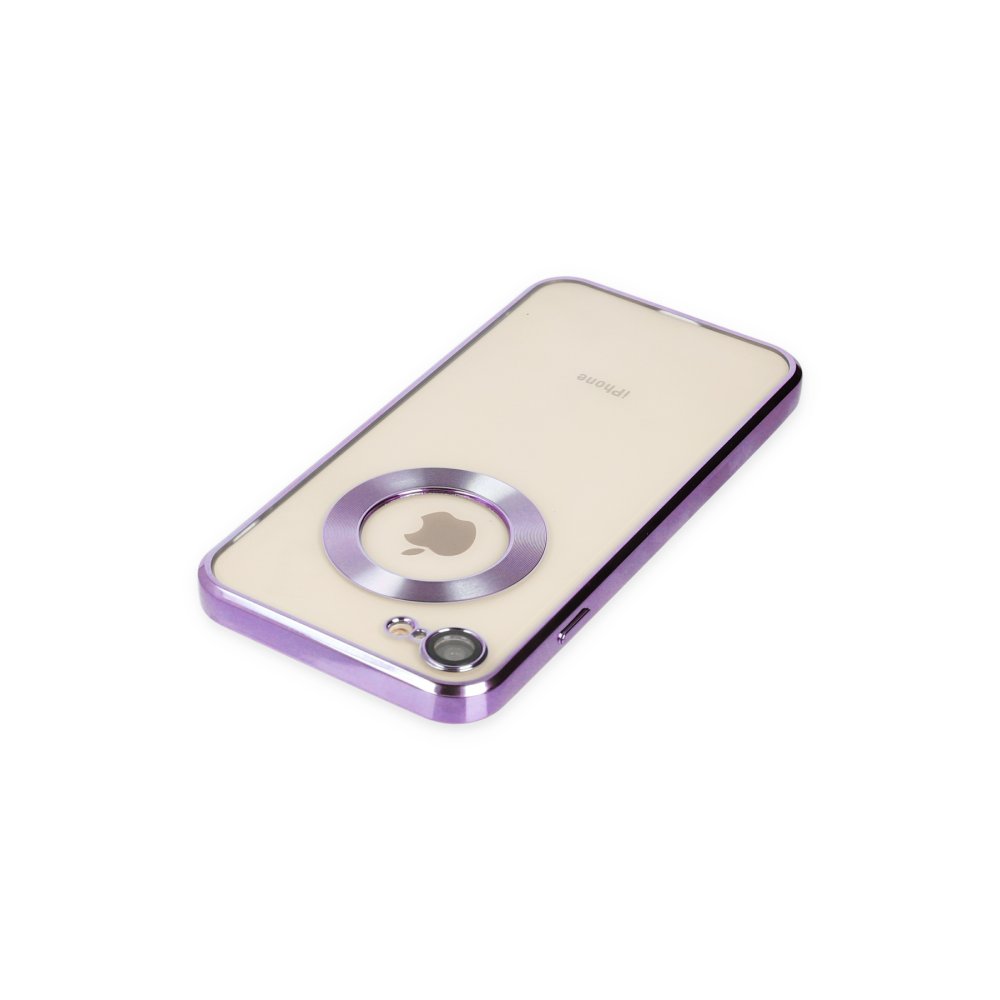 Newface iPhone 8 Kılıf Slot Silikon - Mor