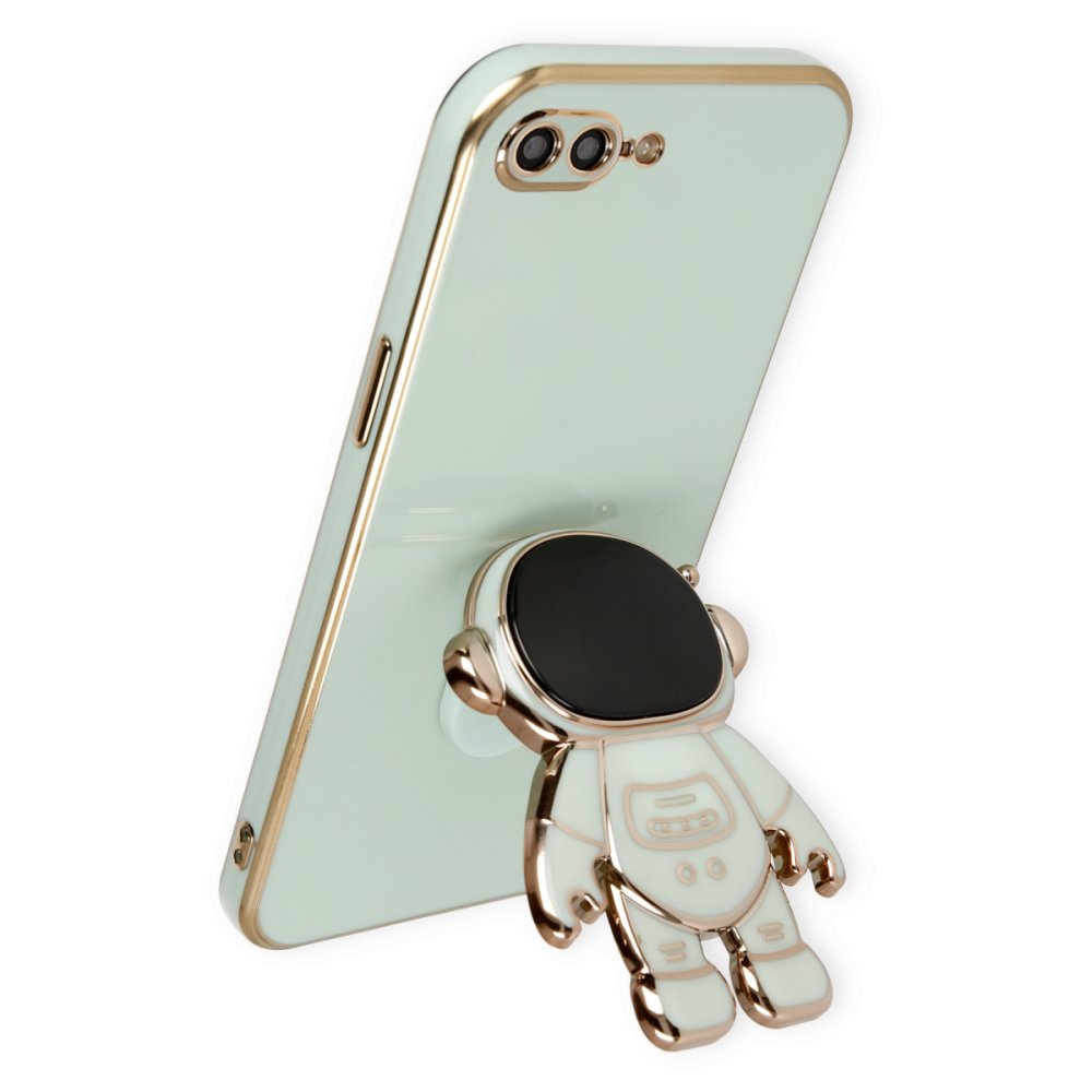 Newface iPhone 8 Plus Kılıf Aston Stand Silikon - Yeşil