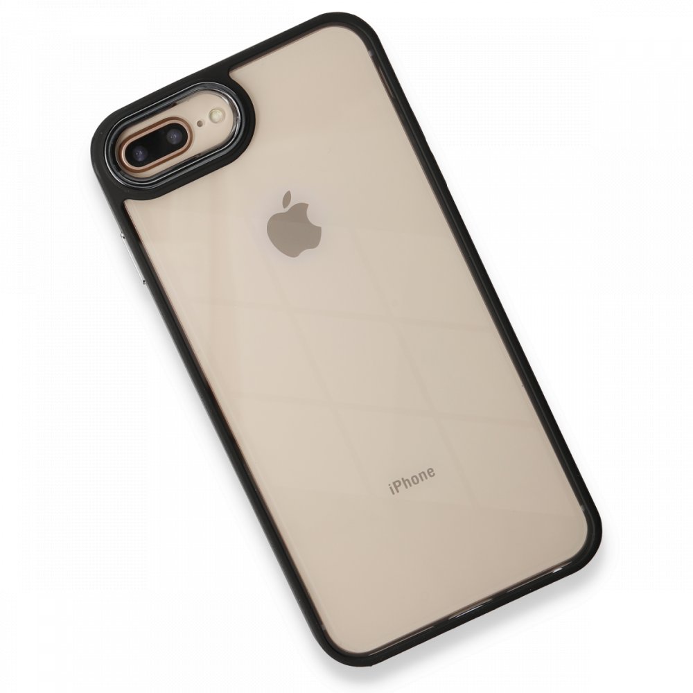 Newface iPhone 8 Plus Kılıf Dora Kapak - Siyah