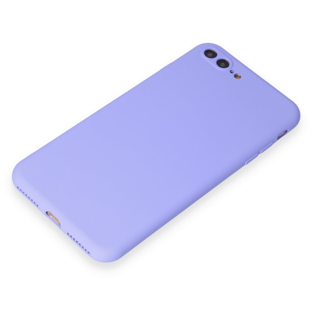 Newface iPhone 8 Plus Kılıf First Silikon - Lila