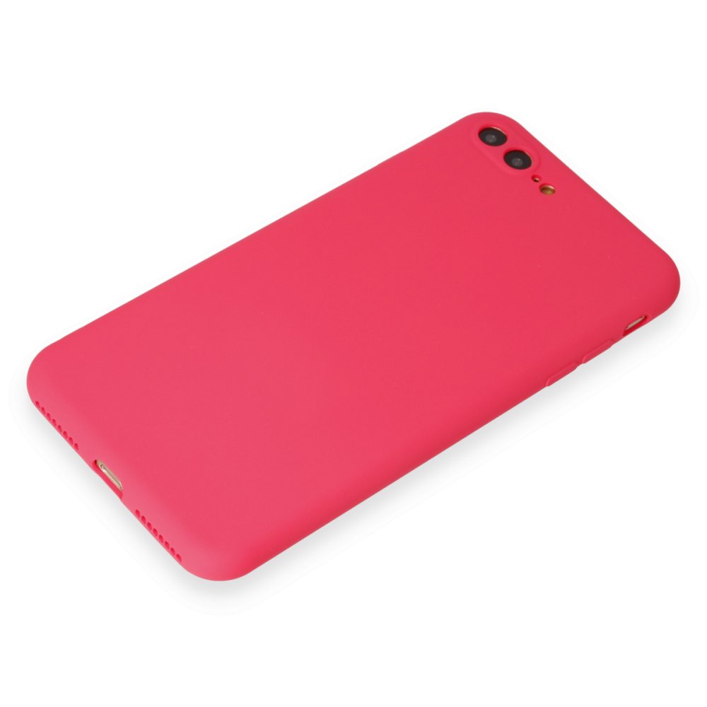 Newface iPhone 8 Plus Kılıf First Silikon - Pembe