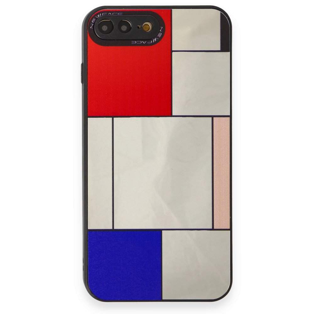 Newface iPhone 8 Plus Kılıf Mirror Desenli Kapak - Mirror - 9
