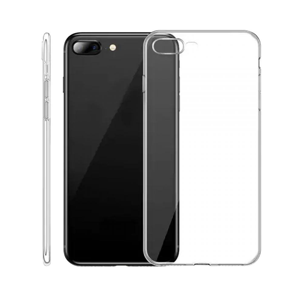 Newface iPhone 8 Plus Kılıf Lüx Şeffaf Silikon