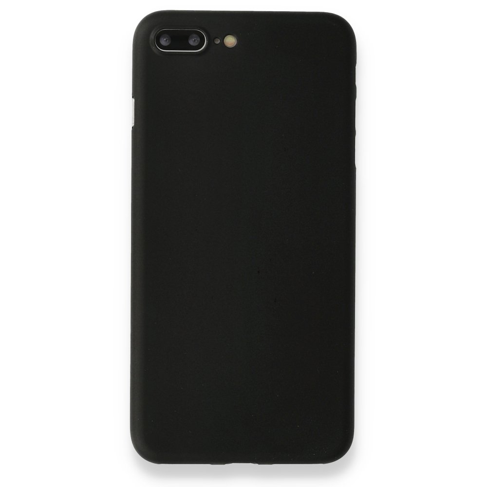 Newface iPhone 8 Plus Kılıf PP Ultra İnce Kapak - Siyah