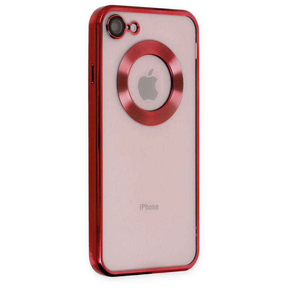 Newface iPhone SE 2020 Kılıf Slot Silikon - Kırmızı