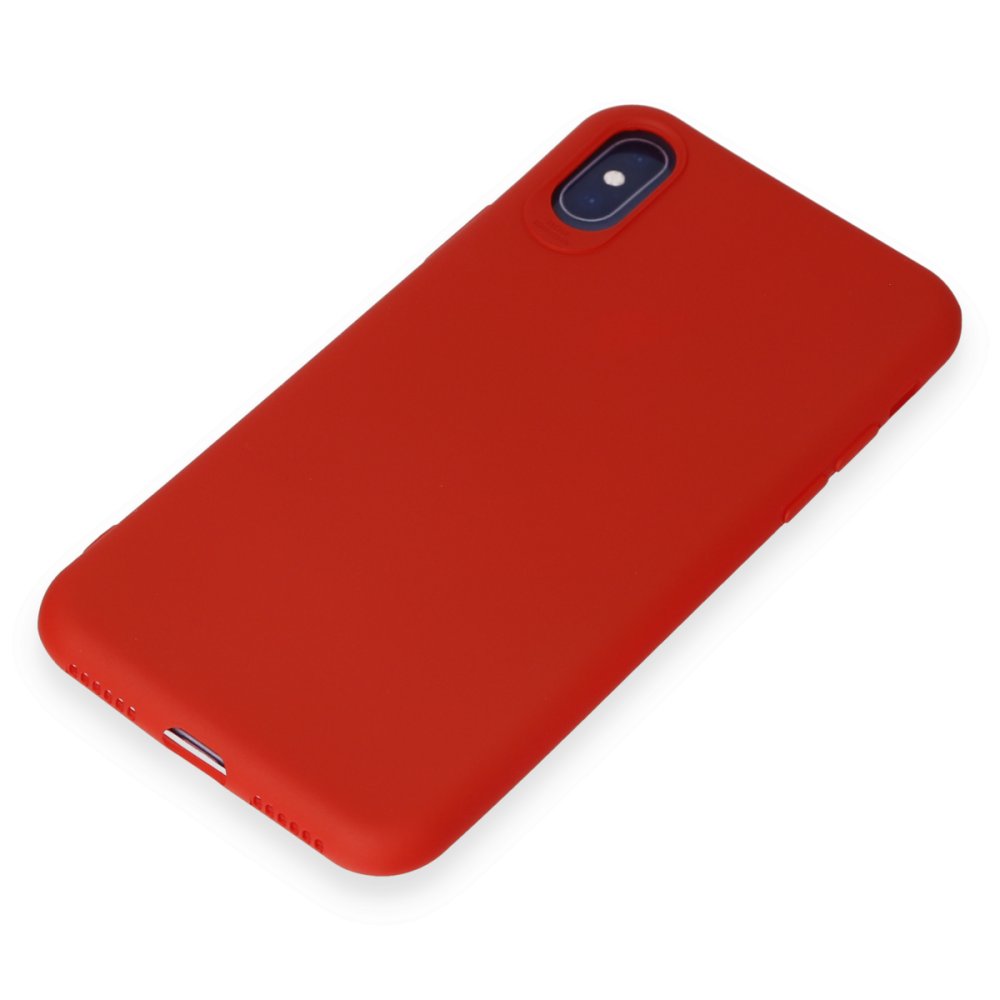 Newface iPhone X Kılıf First Silikon - Kırmızı