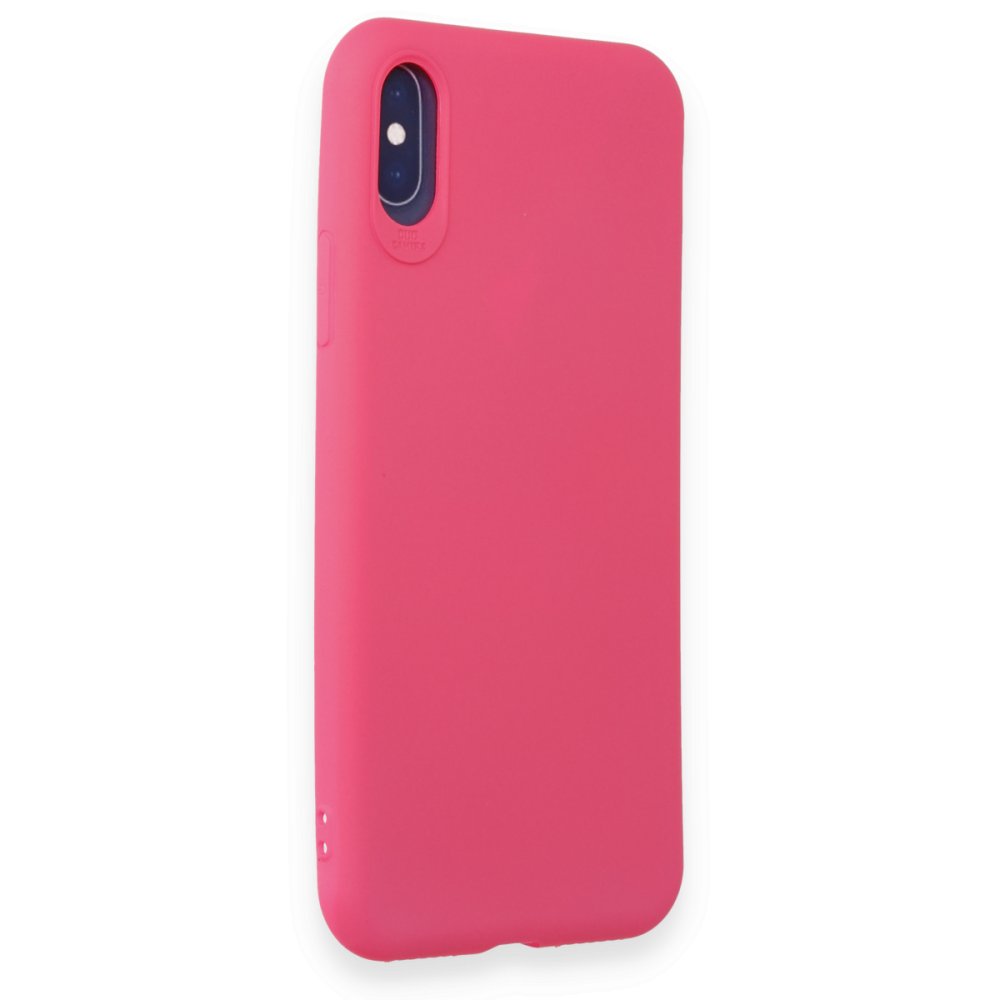 Newface iPhone X Kılıf First Silikon - Pembe