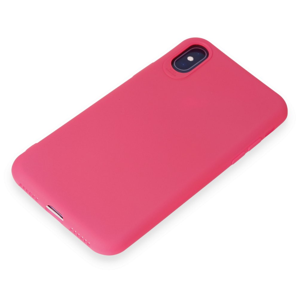 Newface iPhone X Kılıf First Silikon - Pembe