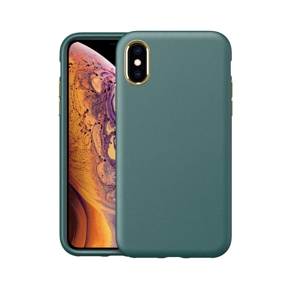 Newface iPhone X Kılıf Label Kapak - Yeşil