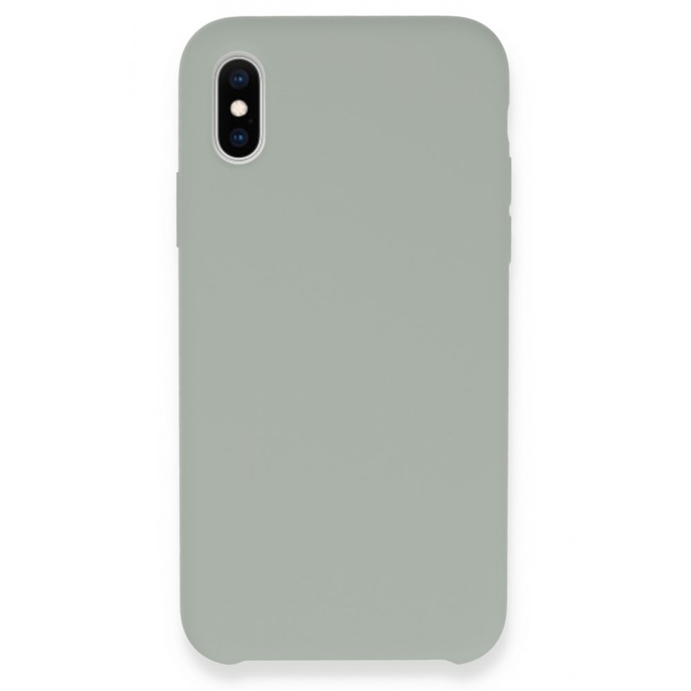 Newface iPhone XS Max Kılıf Lansman Legant Silikon - Açık Gri