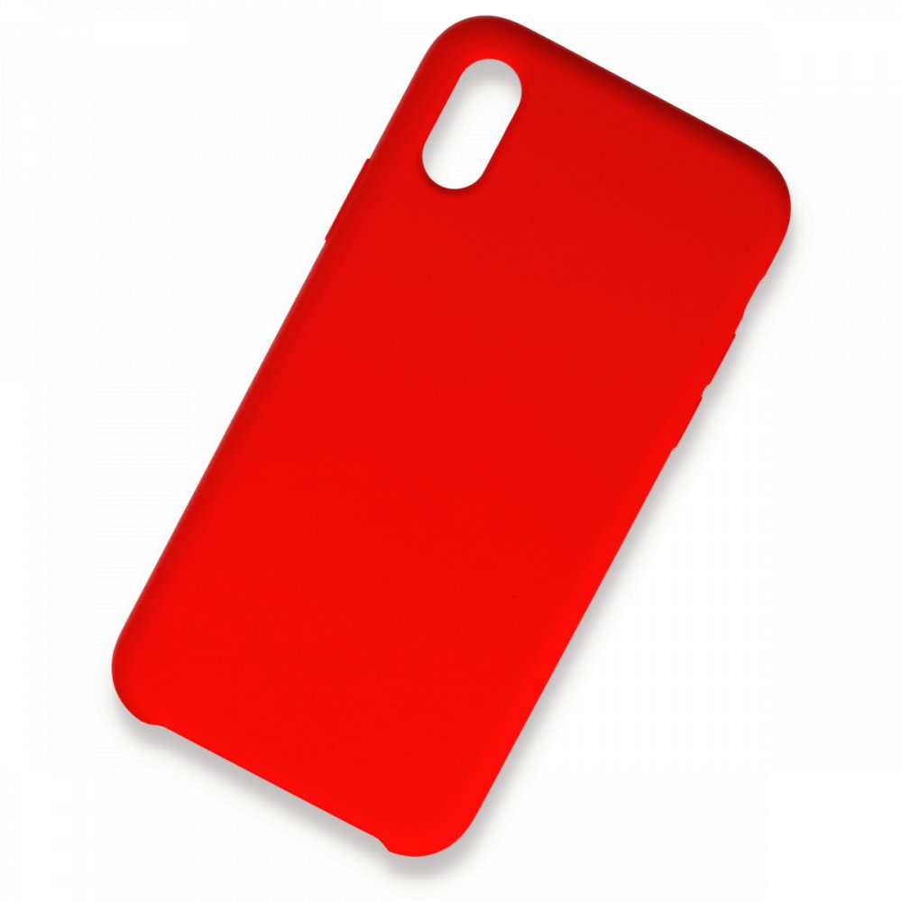 Newface iPhone X Kılıf Lansman Legant Silikon - Kırmızı