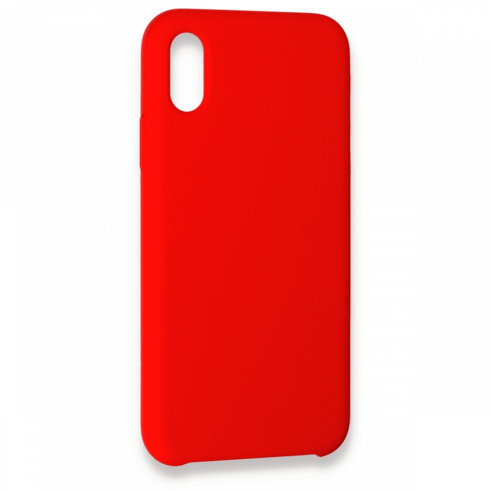 Newface iPhone X Kılıf Lansman Legant Silikon - Kırmızı