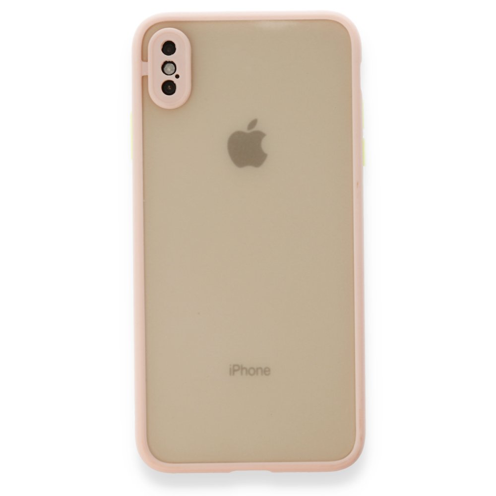 Newface iPhone X Kılıf Montreal Silikon Kapak - Pembe