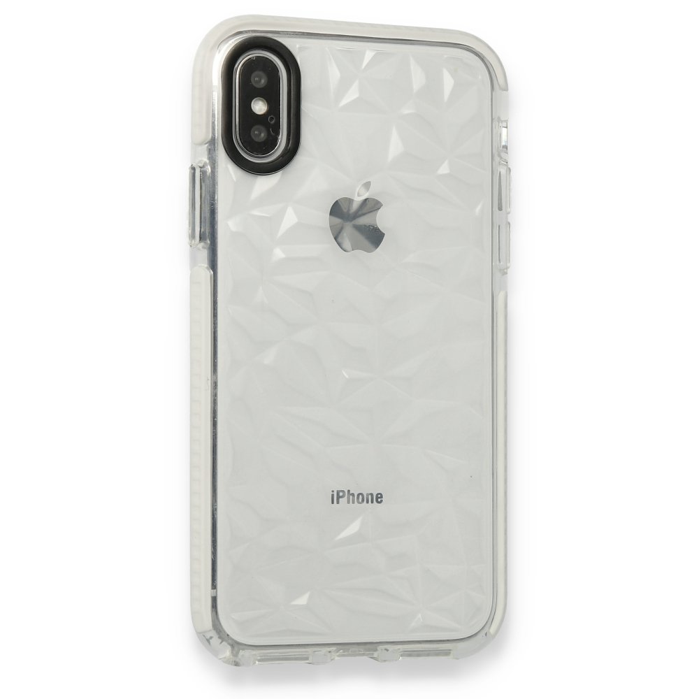 Newface iPhone X Kılıf Salda Silikon - Beyaz