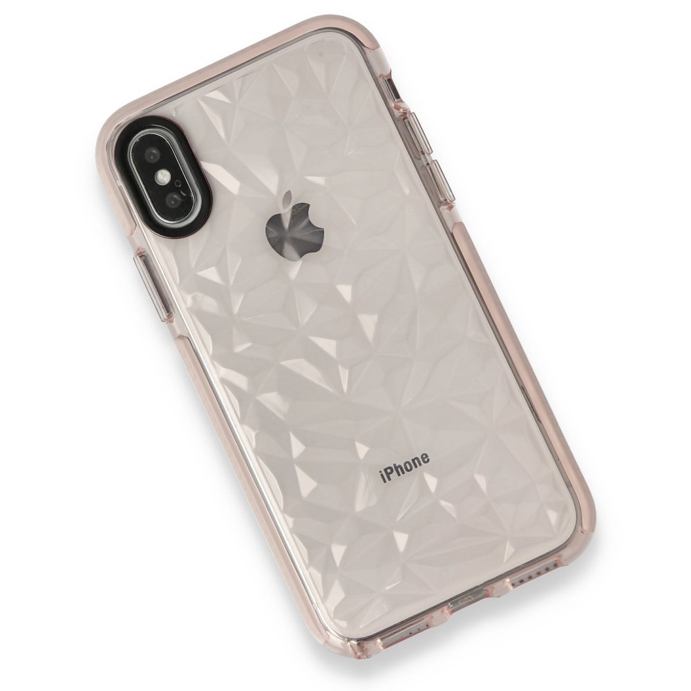 Newface iPhone XS Kılıf Salda Silikon - Pembe