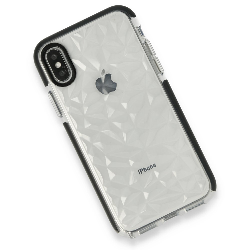 Newface iPhone XS Kılıf Salda Silikon - Siyah