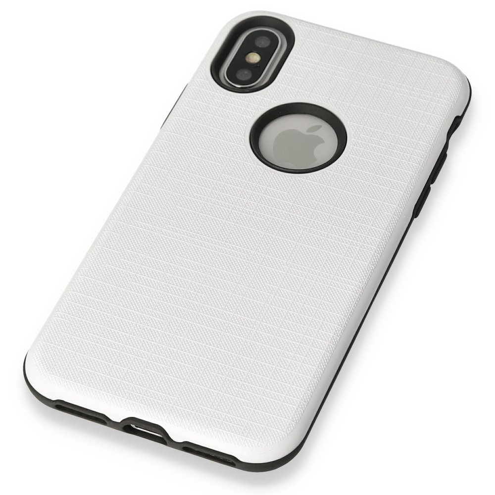 Newface iPhone XS Kılıf YouYou Silikon Kapak - Beyaz